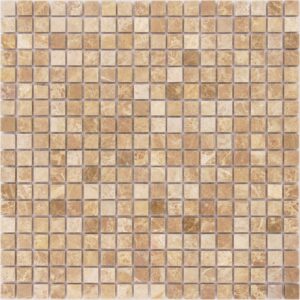 Emperador Light MAT (пикс. 15х15, толщ. 4 мм) Мозаика 30,5х30,5 Caramelle & LeeDo