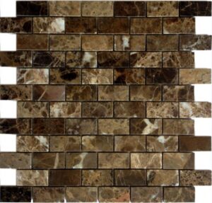 Emperador Dark POL (пикс. 23х48, толщ. 4 мм) Мозаика 29,8х29,8 Caramelle & LeeDo