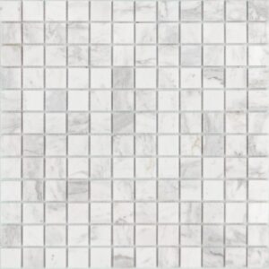 Dolomiti Bianco POL (пикс. 23х23, толщ. 7 мм) Мозаика 29,8х29,8 Caramelle & LeeDo