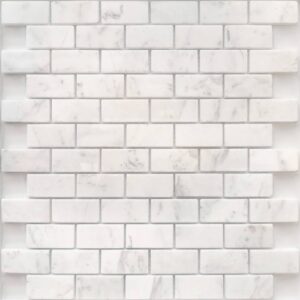 Dolomiti bianco POL (пикс. 23х48, толщ. 7 мм) Мозаика 29,8х29,8 Caramelle & LeeDo