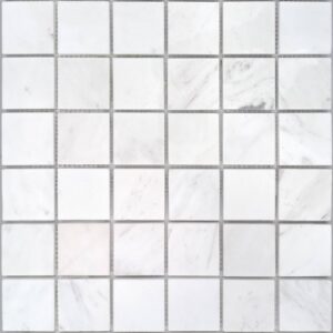 Dolomiti bianco MAT (пикс. 48х48, толщ. 7 мм) Мозаика 30,5x30,5 Caramelle & LeeDo