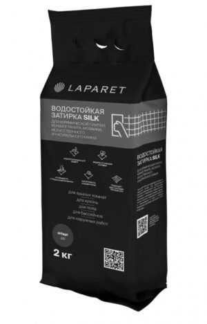 Laparet-Fuga 2кг Silk LS07 антрацит водостойкая Затирка  Laparet