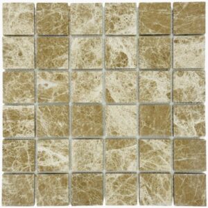 Emperador Light MAT (пикс. 48х48, толщ. 7 мм) Мозаика 30,5x30,5 Marble Mosaic
