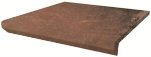 Scandiano Rosso Kapinos Stopnica Prosta Ступень 30x33 Paradyz Ceramika