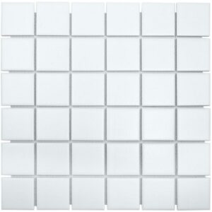 48x48 White Matt (WB31000/ID1005) Мозаика 30,6x30,6 Starmosaic