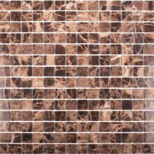 Dark Emperador Polished (JMST023) 20x20 Мозаика 30,5x30,5 Starmosaic