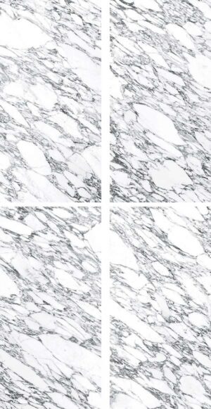 Arabescato White Polished Mix Керамогранит 160x320 Ascale